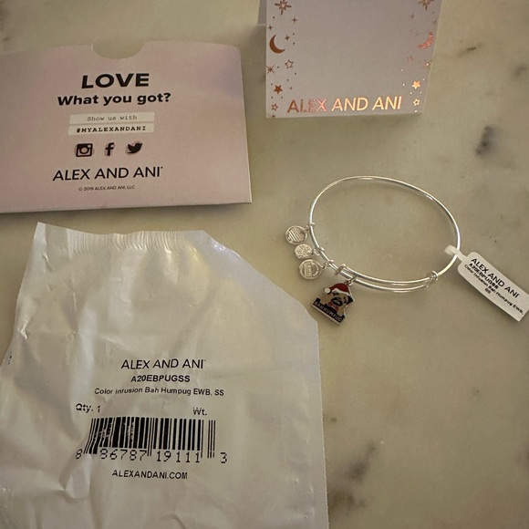 Alex and Ani color infusion Bah Humpug Bangle Bracelet - Picture 4 of 6
